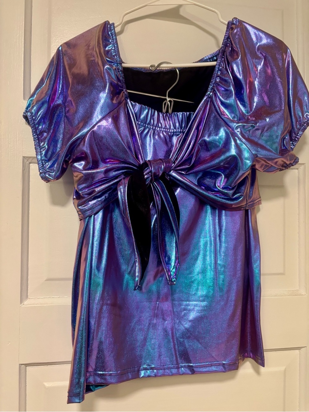 Shien Iridescent Purple top&skirt